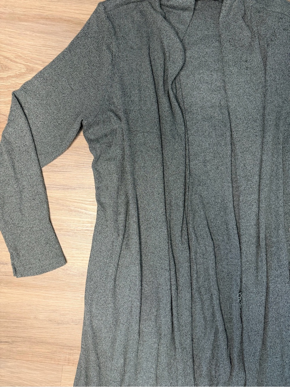 Lisa Rinna Collection Open-Front Long Cardigan - Picture 2 of 3